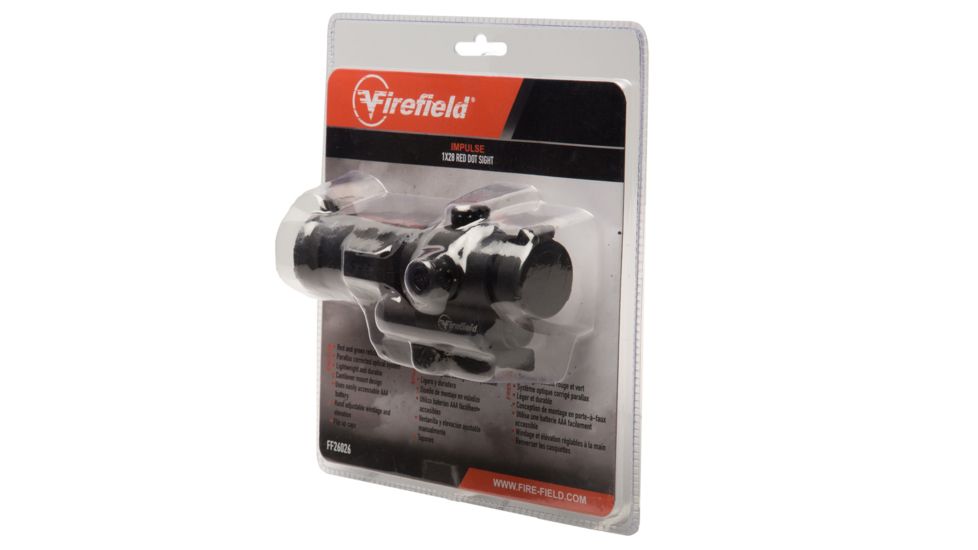 Firefield Impulse 1x28 Red Dot Sight, Black, FF26026