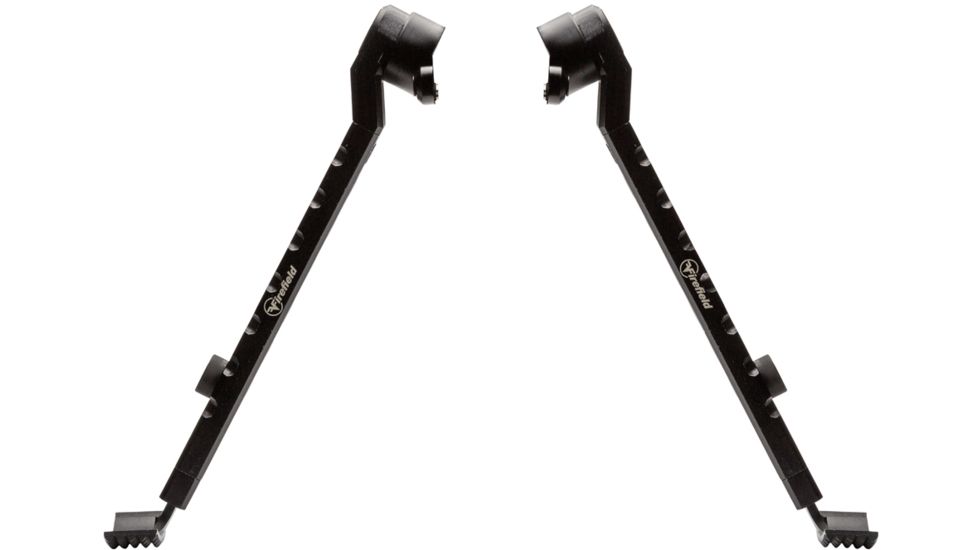 Firefield Scarab Two-Piece Bipod, KeyMod, 9-12in, Two-Piece, Black, FF34025KMD