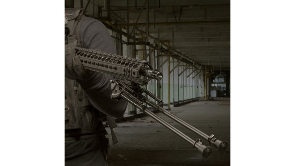 Firefield Stronghold Bipod w/Lever, 14-26in, Black, FF34028