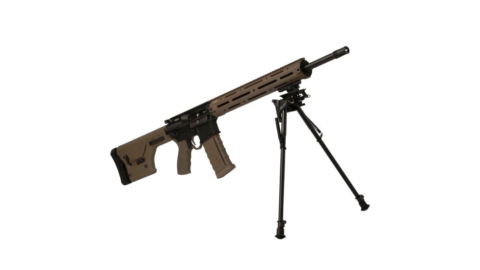 Firefield Stronghold Bipod w/Lever, 14-26in, Black, FF34028
