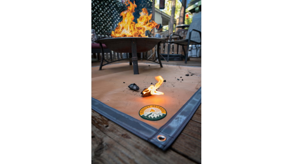 Fireside Outdoor Ember Mat, 68in x 60in, CDEM72