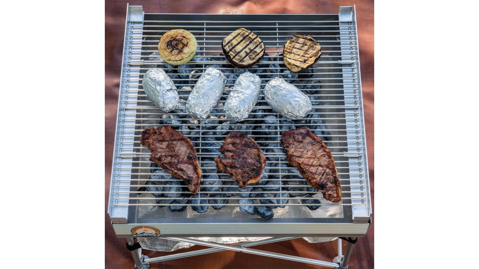 Fireside Outdoor Quad-Fold Grilling Grates For Pop-Up Fire Pit, 24 in, CDGG24-QUAD