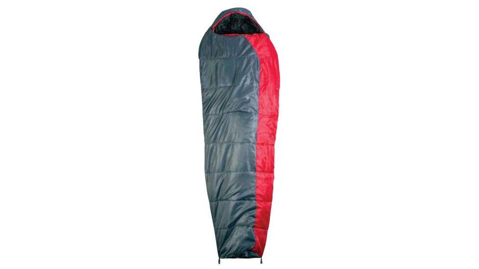 First Gear Suppressor 20 Mummy Sleeping Bag,Fiery Red/Steel Gray 66228