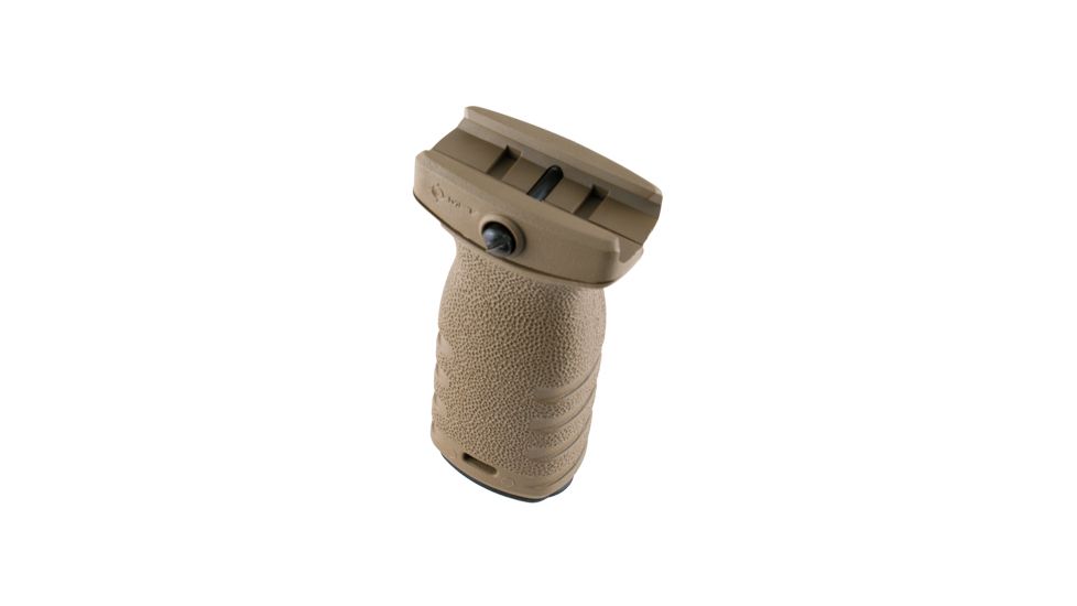 Mission First Tactical MFT React Short Vertical Grip - Scorched Dark Earth RSGSDE
