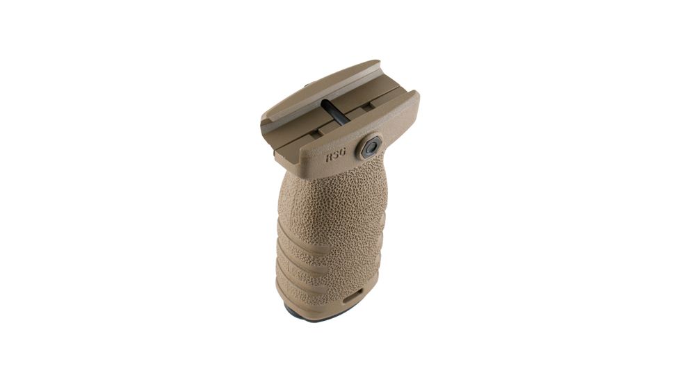 Mission First Tactical MFT React Short Vertical Grip - Scorched Dark Earth RSGSDE