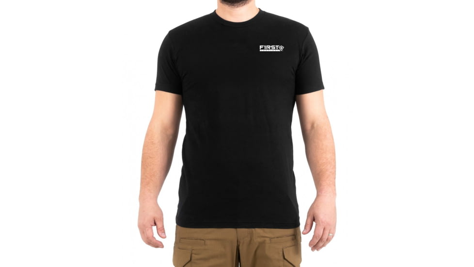 First Tactical Flag Spear Graphic T-Shirt - Mens, Black, Extra Large, 112554-019-XL