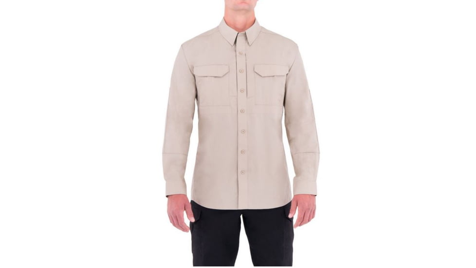 First Tactical Mens Specialist Tactcl Ls Sh, Khaki, 4XL Regular 111003-055-4XL-R