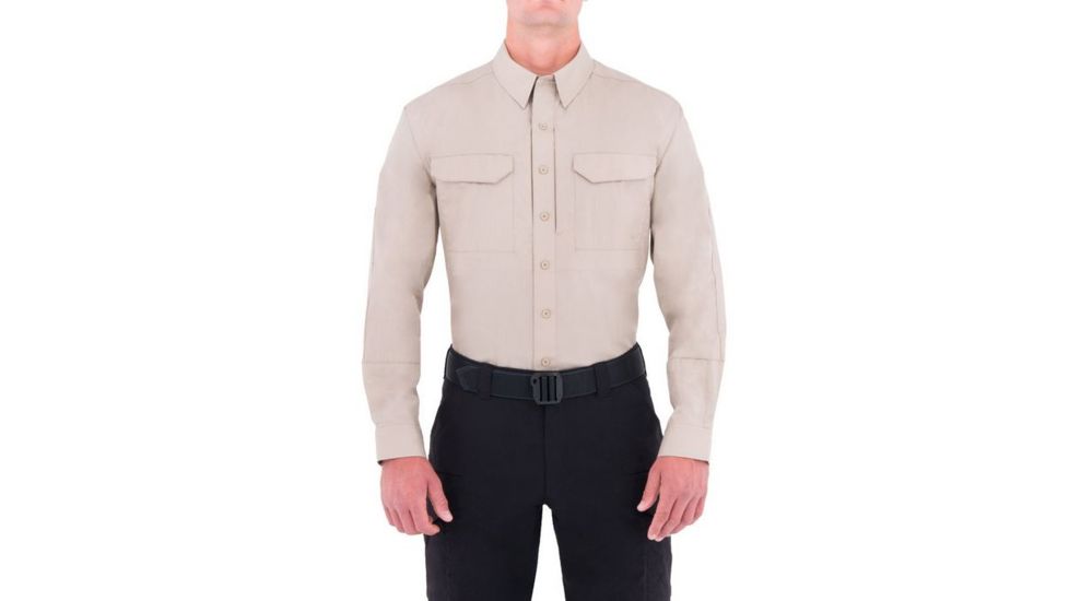 First Tactical Mens Specialist Tactcl Ls Sh, Khaki, 4XL Regular 111003-055-4XL-R