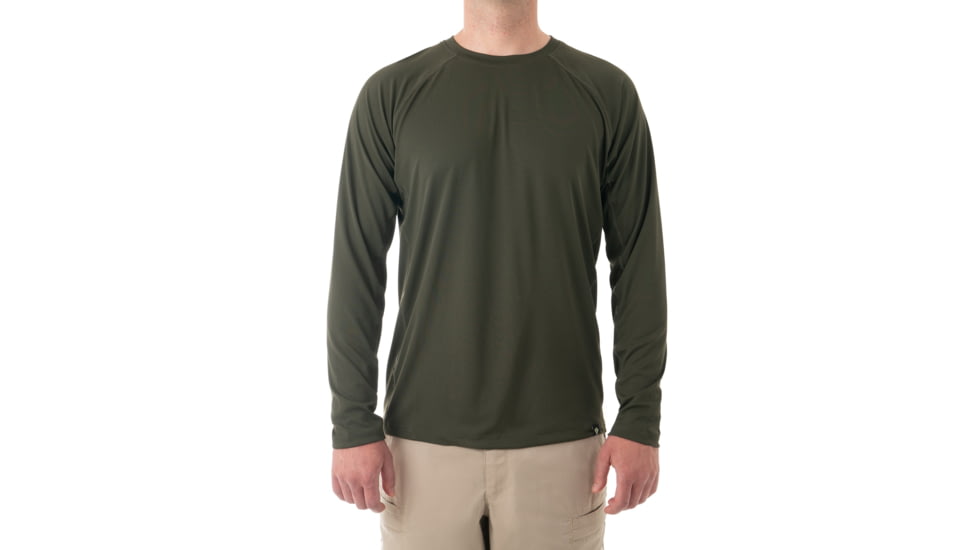 First Tactical Performance Long Sleeve T-Shirt - Mens, Regular, OD Green, 4XL, 111504-830-4XL-R
