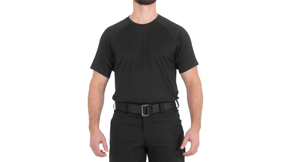 First Tactical Performance Short Sleeve T-Shirt - Mens, Black, Regular/4XL, 112503-019-4XL