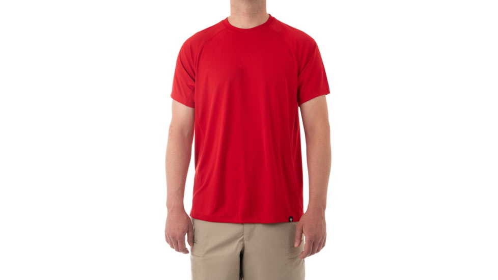 First Tactical Performance Short Sleeve T-Shirt - Mens, Red, Regular/3XL, 112503-400-3XL