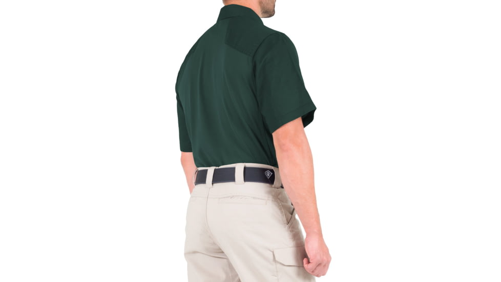First Tactical V2 Pro Performance Short Sleeve Shirt - Mens, Spruce Green, 2XL, T, 112012-812-XXL-T