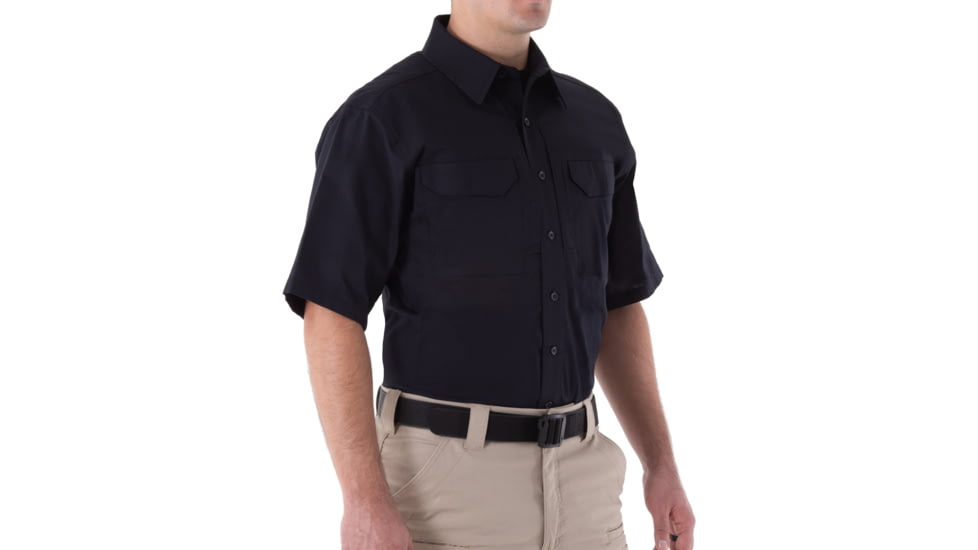 First Tactical V2 Tactical Short Sleeve Shirt - Mens, Midnight Navy, 3XL, R, 112007-729-3XL-R