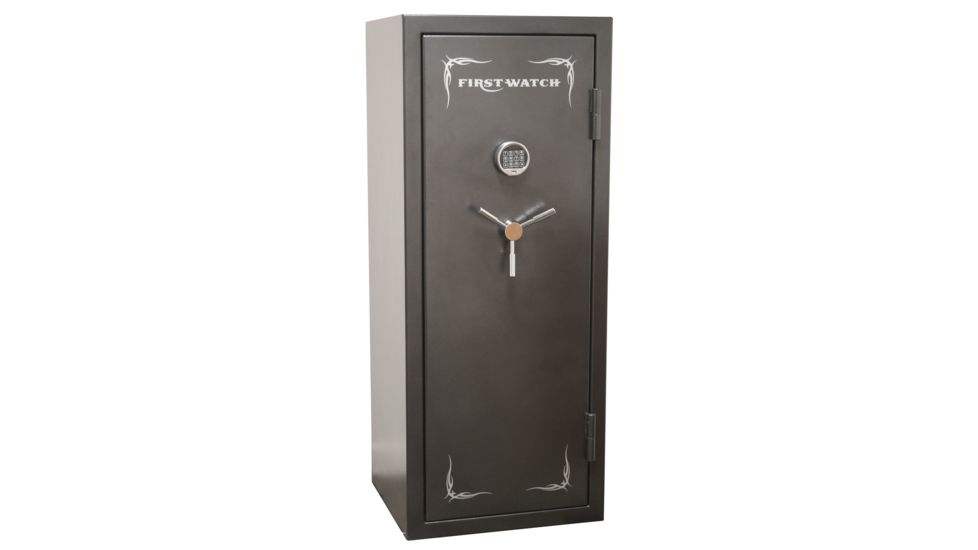 16+4 Electronic Fire-Resistant Gun Safe, Grey, Large