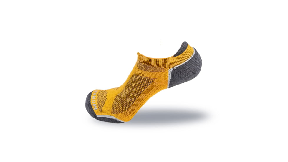Fish Monkey No Show Guide Series Socks, Tangerine, XL, SM200-TAG-XL