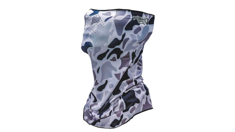 Fish Monkey Performance Face Guard, Old School Grey, One size, FM40-OLSCGY