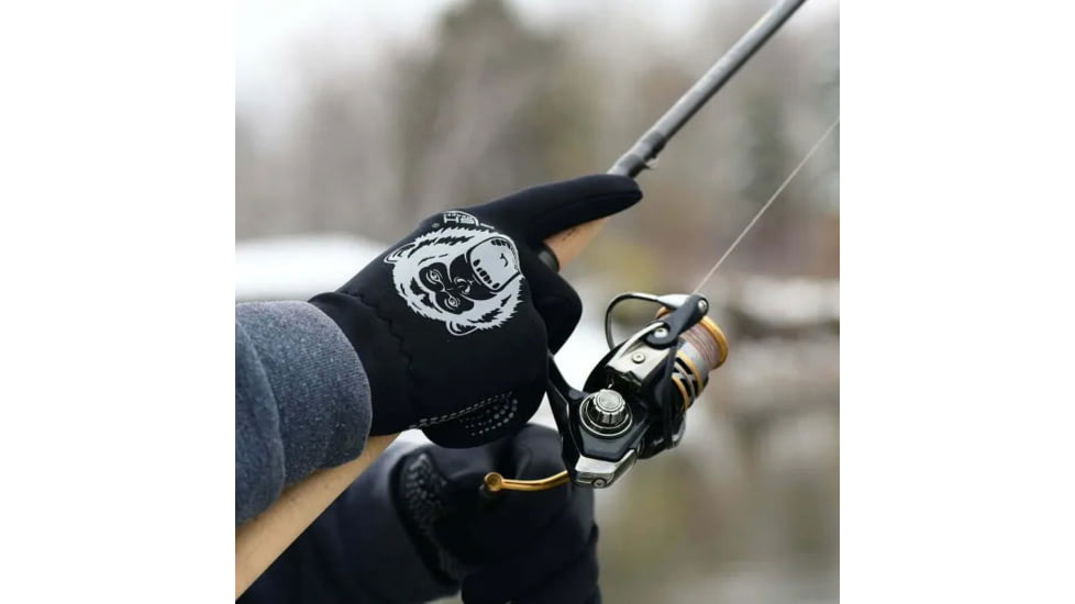 Fish Monkey The Blocker Neoprene Glove, Black, M, FM50-BLK-M