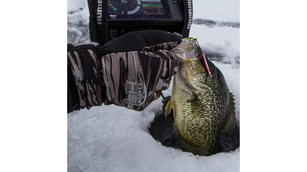 Fish Monkey Tundra EX Winter Glove, Fall Water Camo, M, FM31-FALLWTRCAM-M