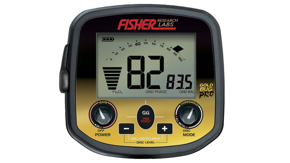Fisher Gold Bug Pro Metal Detector, Black, Standard, GOLDBUG-PRO