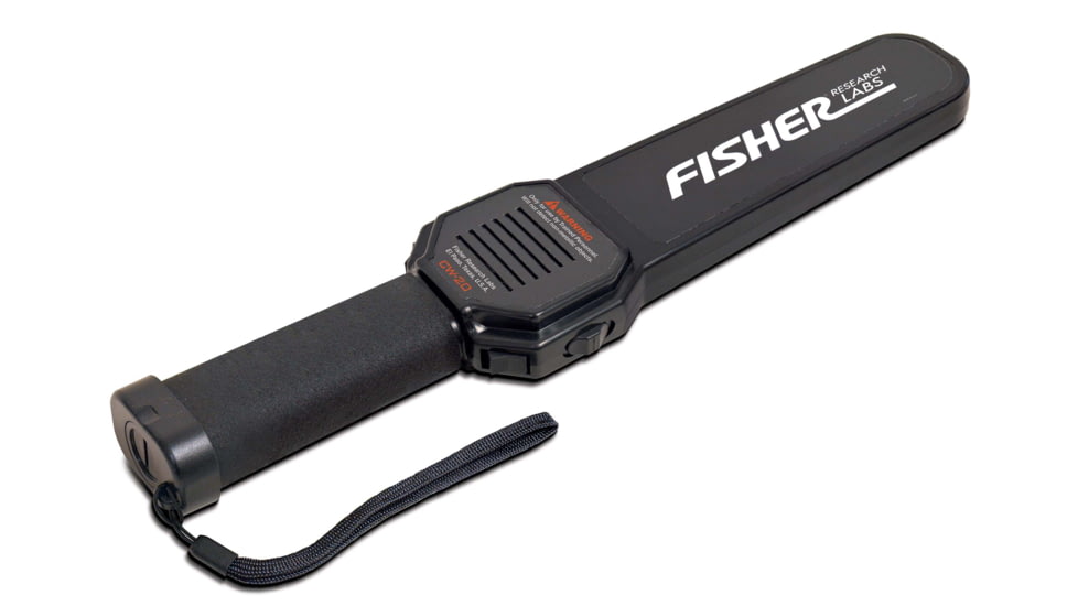 Fisher Security CW-20 Hand-Held Concealed Weapons Detector, Black, CW20