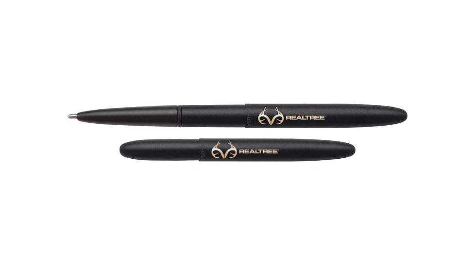 Fisher Space Pen Bullet Space Pen w/ RealTree Logo, Matte Black, 400B-RT