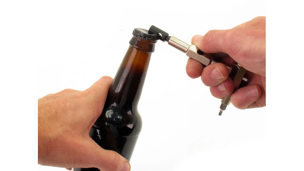 Fix It Sticks Bottle Opener Attachment, .25in Hex Base, Black, FISBOP