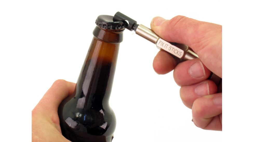 Fix It Sticks Bottle Opener Attachment, .25in Hex Base, Black, FISBOP