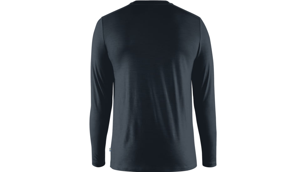 Fjallraven Abisko Wool LS - Mens, Dark Navy, 2XL, F87194-555-XXL