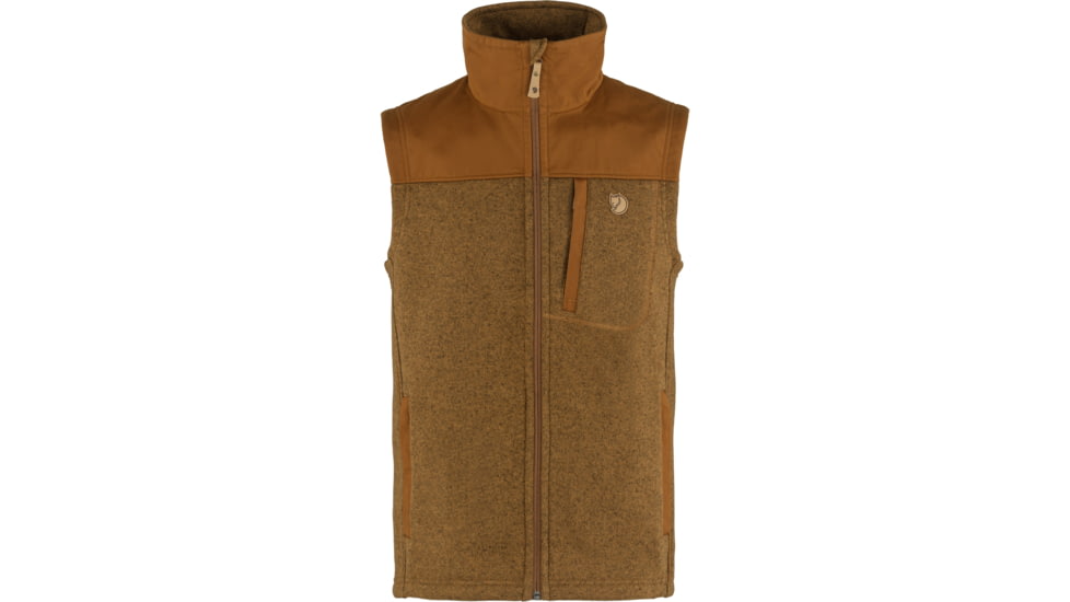 Fjallraven Buck Fleece Vest - Mens, Chestnut, 2XL, F81727-230-XXL