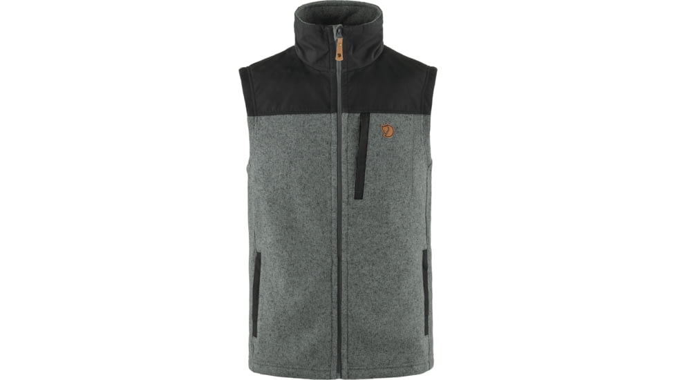Fjallraven Buck Fleece Vest - Mens, Grey/Melange, 3XL, F81727-020-999-XXXL