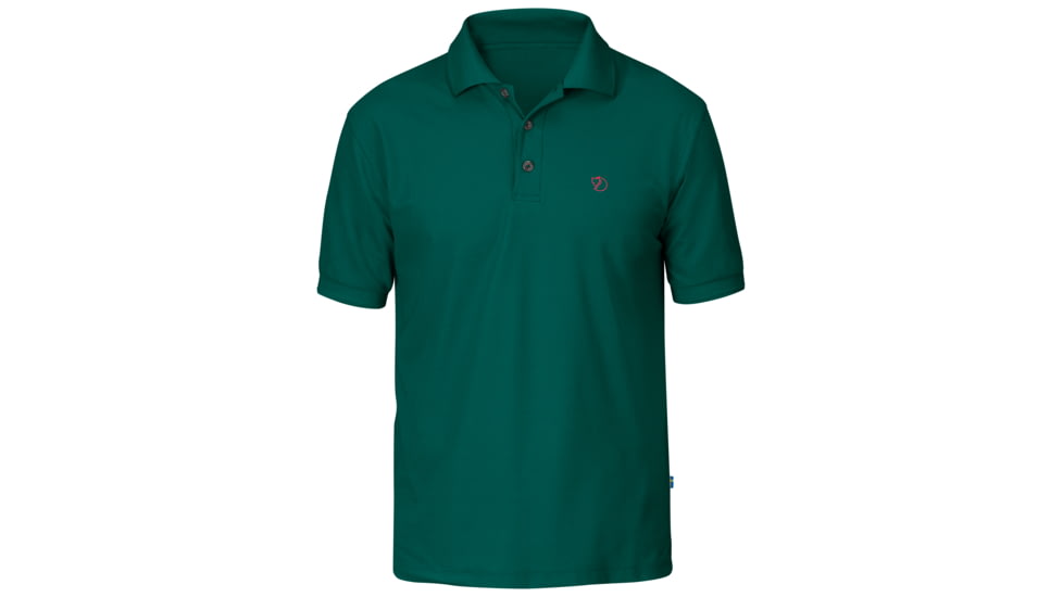 Fjallraven Crowley Pique Shirt - Men's-Copper Green-Medium