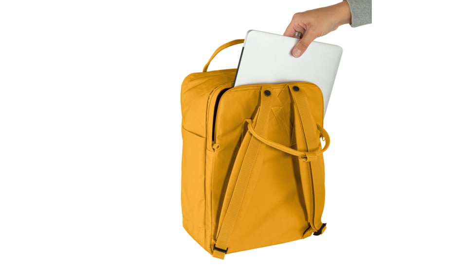 Fjallraven Kanken Laptop 17in Pack, Ochre, One Size, F23525-160-One Size