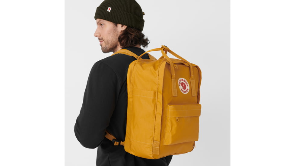 Fjallraven Kanken Laptop 17in Pack, Ochre, One Size, F23525-160-One Size