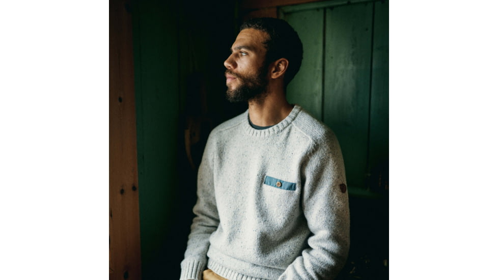 Fjallraven Lada Round-neck Sweater - Mens, Chalk White, Small, F84139-113-S