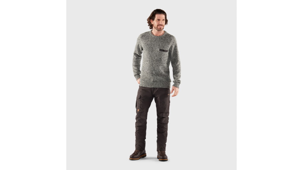 Fjallraven Lada Round-neck Sweater - Mens, Grey, Extra Small, F84139-020-XS