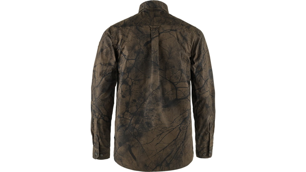 Fjallraven Varmland G-1000 Shirt - Mens, Dark Olive/Camo, Medium, F87326-636-M