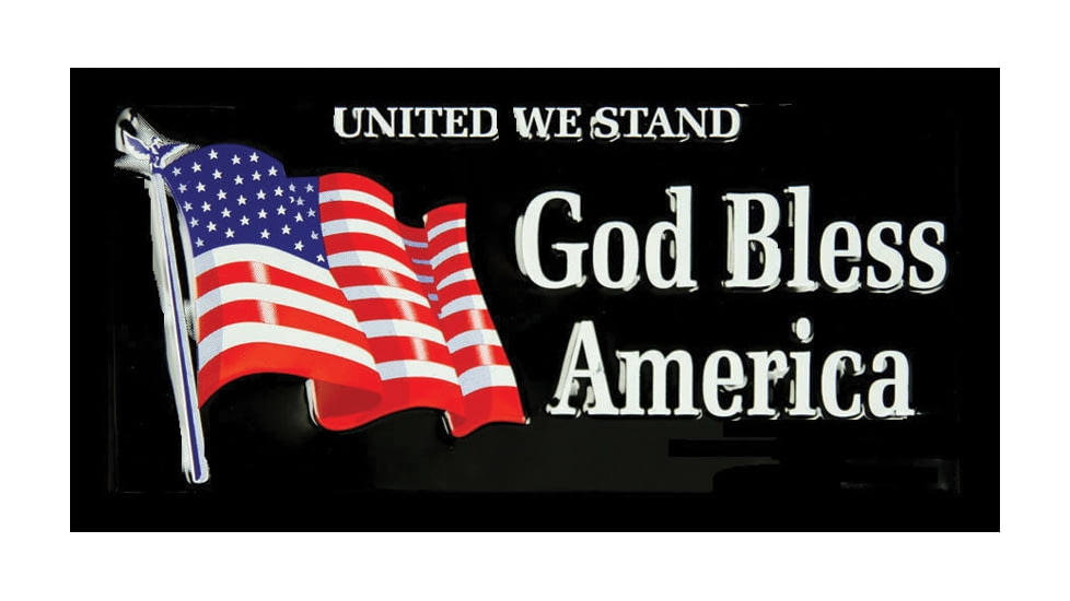 Flags God Bless America Flag, 3' X 5', God Bless America Artwork, Two Metal Grommets, Polyester Construction, R7274