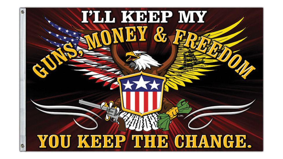 Flags Guns - Money &amp; Freedom Flag CPS36681