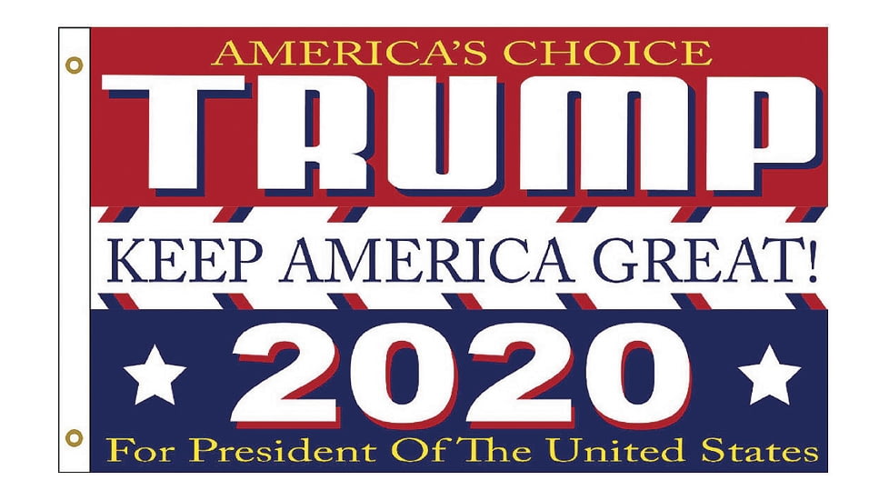 Flags Trump 2020 Flag, 3' X 5', Polyester Construction, STR202