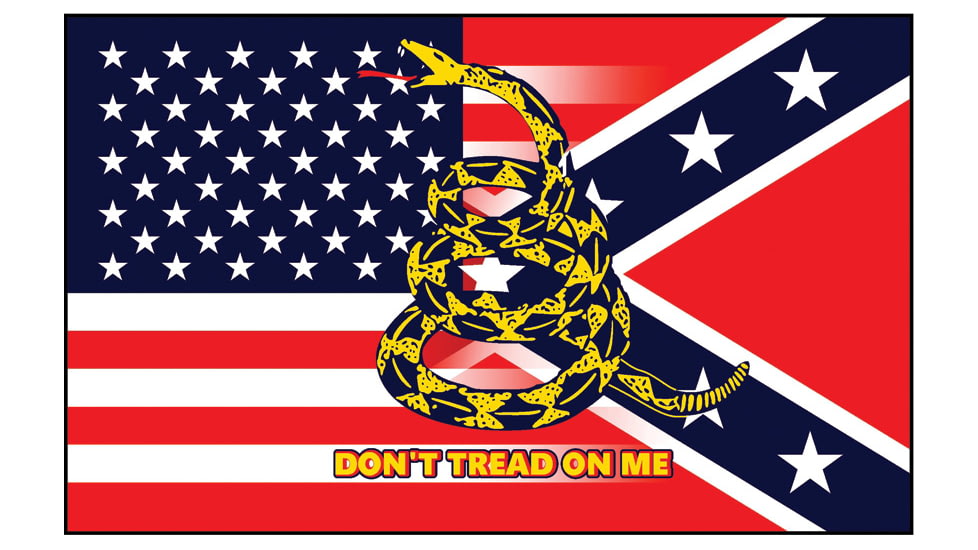 Flags USA &amp; Confederate Flag FLAG7302