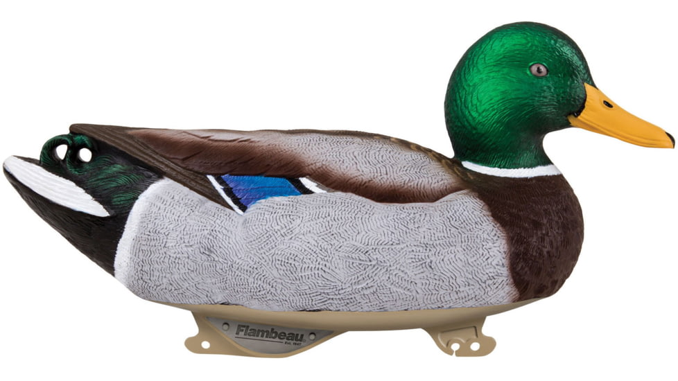 Flambeau Gunning Series Mallard Decoy, Color 1 : Green/:Brown, 1215GSD