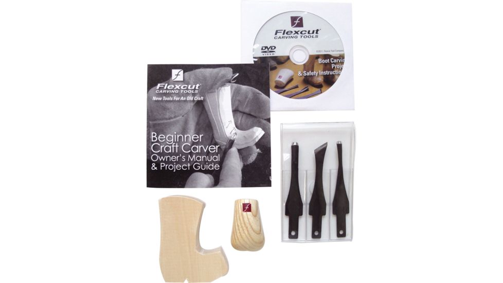 Flexcut Beginner Craft Carver Set, 3 Blades FLEXSK110
