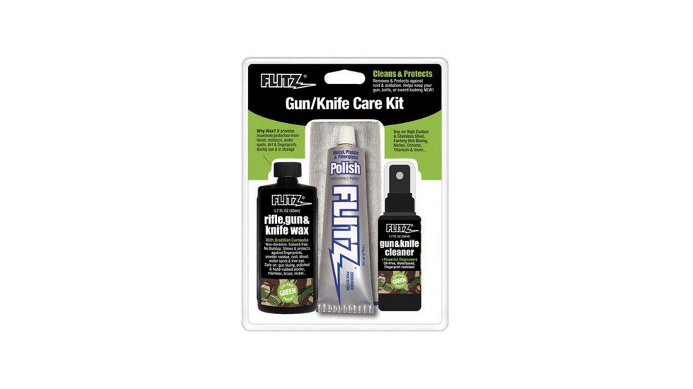 Flitz Gun/Knive Care Kit - Removes rust, Fingerprints, Powder Residue, KG41501