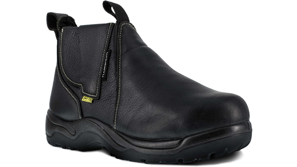 Florsheim Hercules Quick Release Met Guard Work, Black, 8.5 FE690-BLK-8.5-MEN-EEE