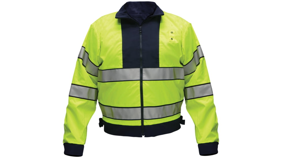 Flying Cross Layertech Hi-Vis Reversible Jacket, LAPD Navy, Short, Large, 73160A86LARGESHORT