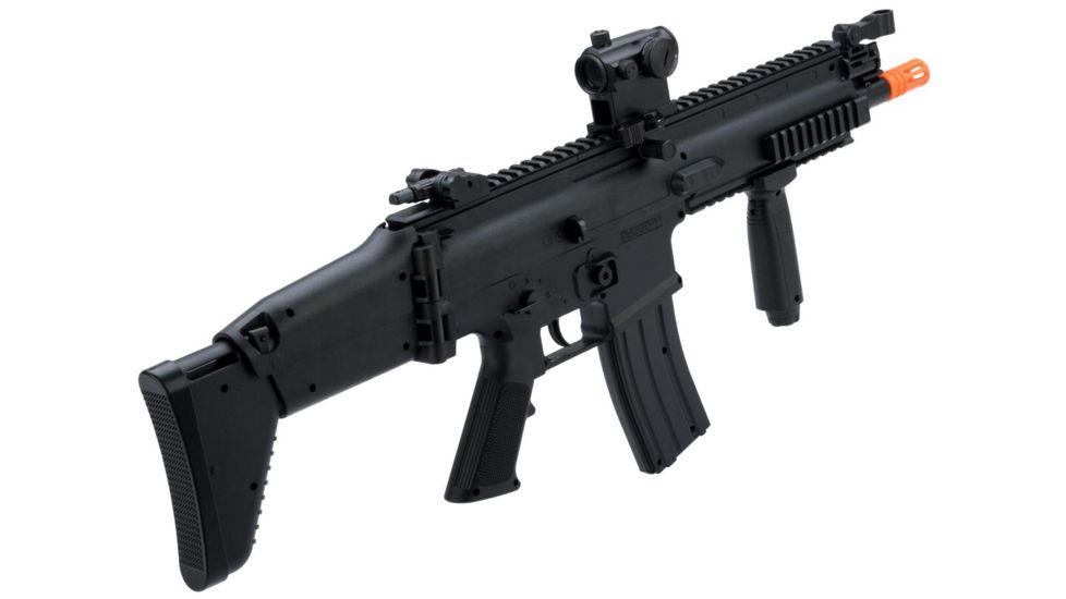 FN Herstal SCAR-L Licensed Spring Powered Airsoft Rifle, Black, Medium, 200706