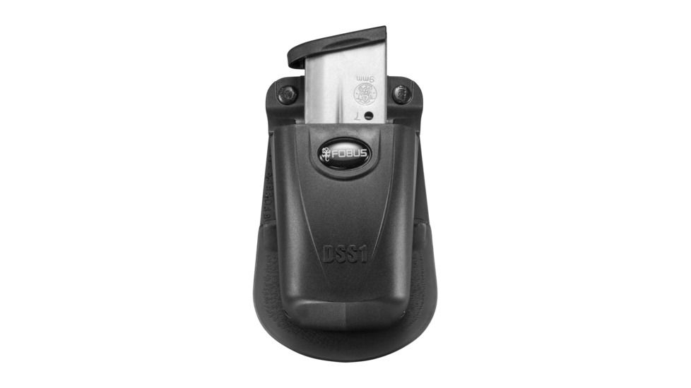 Adjustable Single Stack Single Mag Pouch 9mm., .40, Black