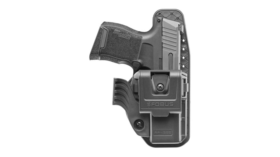 Fobus Appendix Holster, Adjustable Belt Clip, Ambidextrous, Sig Sauer P365, Black APN365