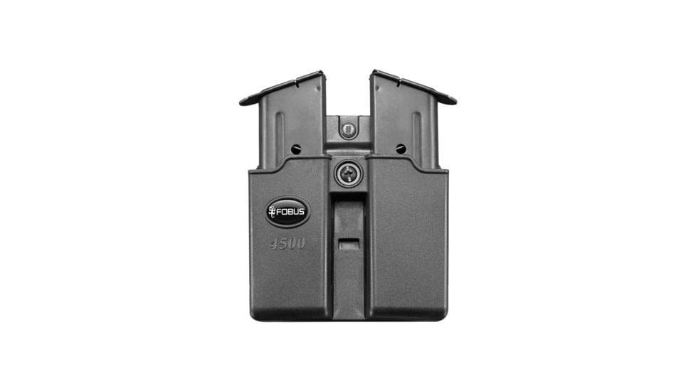 Fobus Double Pistol Magazine Pouch, Double-Stack .45 Caliber, Black, 4500