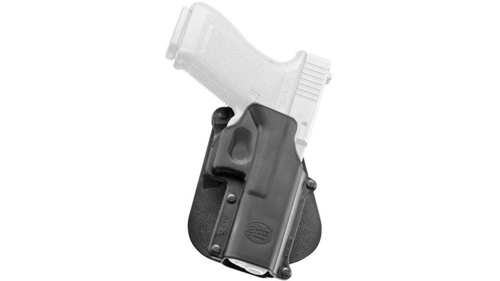 Fobus GL-3 Polymer OWB Paddle Holster, Glock 20/21/21SF/22 Gen5/23 Gen 5/37/41/ISSC M22/Shadow System MR920, Right Hand, Black, GL-3